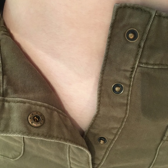 Forever 21 Dark Green Mini Skirt size small - Picture 7 of 7